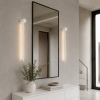 Lampa ścienna kinkiet LED listwa metalowy biały elegancki klasyczny minimalistyczny uniwersalny 60 cm SPARO ST-10669W1 white Step Into Design